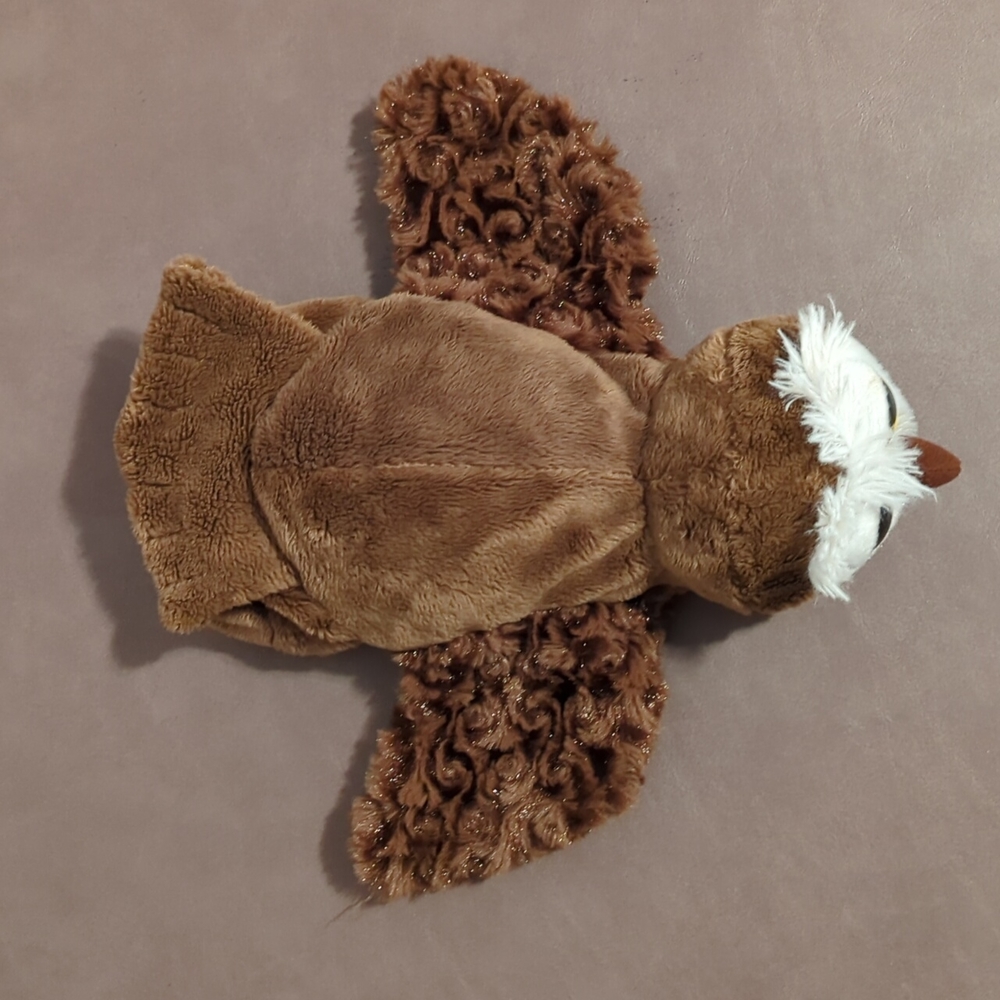 Caltoy Owl Hand Puppet Big Eyed Brown White - Picture 3 of 8